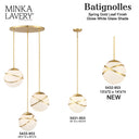 Minka Lavery Atlys 3 Light Pan Pendant - 5433-853 6