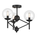 Minka Lavery Auresa 3 Light, Semi Flush Fixture In Metal - 2799 1