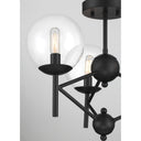 Minka Lavery Auresa 3 Light, Semi Flush Fixture In Metal - 2799 3