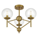 Minka Lavery Auresa 3 Light, Semi Flush Fixture In Metal - 2799 6