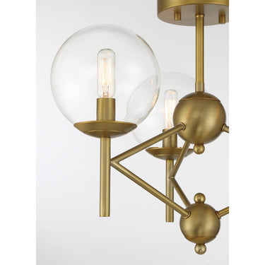Minka Lavery Auresa 3 Light, Semi Flush Fixture In Metal - 2799 8