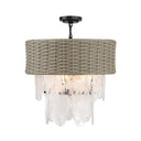 Minka Lavery Breakers Isle 20" Semi Flush - 5296-66A 4