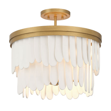 Minka Lavery Briscade 18" 6 Light Semi Flush - 2076-870 1