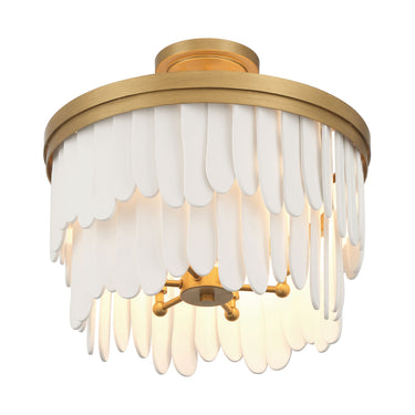 Minka Lavery Briscade 18" 6 Light Semi Flush - 2076-870 2