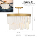 Minka Lavery Briscade 18" 6 Light Semi Flush - 2076-870 7