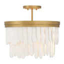 Minka Lavery Briscade 18" 6 Light Semi Flush - 2076-870