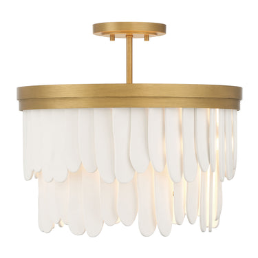 Minka Lavery Briscade 18" 6 Light Semi Flush - 2076-870