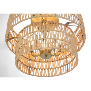 Minka Lavery Bungalow Heaven 5 Light Flush Mount - 5043-695 3