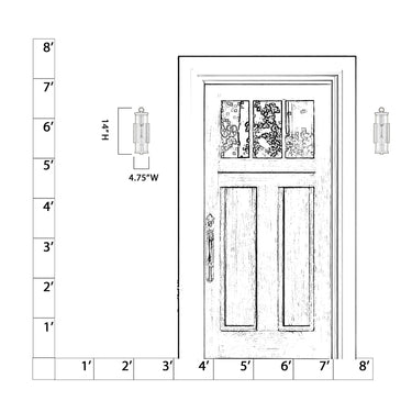 Minka Lavery Cara 14" High 1 Light Outdoor Wall Sconce - 79000-734 9