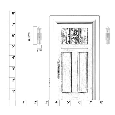 Minka Lavery Cara 19.25" High 1 Light Outdoor Wall Sconce - 79001-734 7