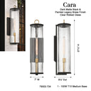 Minka Lavery Cara 27.5" High 1 Light Outdoor Wall Sconce - 79002-734 6
