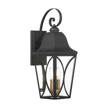 Minka Lavery Cardigan 2 Light Outdoor Wall Mount Light - 73352-757 1