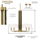 Minka Lavery Chelsea 5 Light Chandelier - 2785-695 4