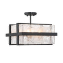 Minka Lavery Cloud Break 15" Semi Flush - 3616-66A 1