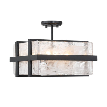 Minka Lavery Cloud Break 15" Semi Flush - 3616-66A 1