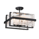 Minka Lavery Cloud Break 15" Semi Flush - 3616-66A 2