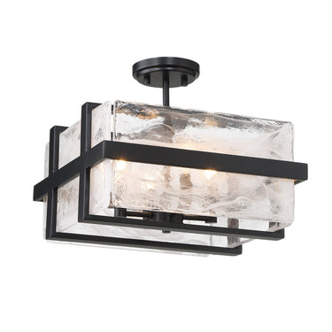 Minka Lavery Cloud Break 15" Semi Flush - 3616-66A 2