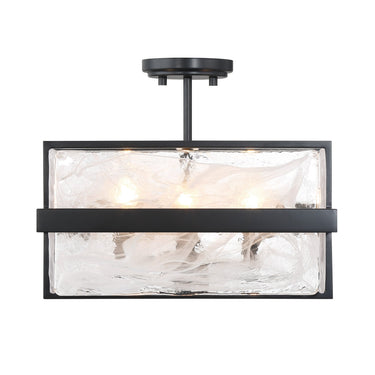 Minka Lavery Cloud Break 15" Semi Flush - 3616-66A 