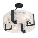 Minka Lavery Cloud Break 4 Light Semi Flush - 3614-66A 1