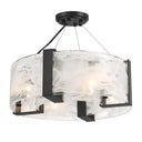 Minka Lavery Cloud Break 4 Light Semi Flush - 3614-66A 2