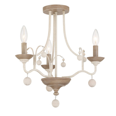 Minka Lavery Colonial Charm 3 Light Semi Flush - 2662 1