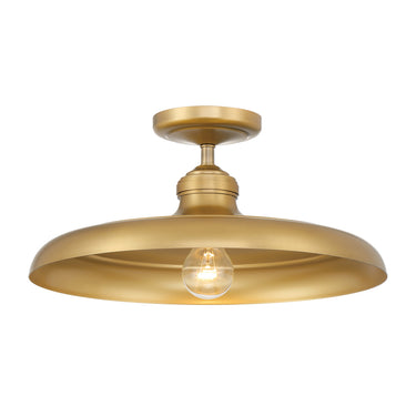Minka Lavery Crowne 16" 1 Light Semi Flush - 3936 1