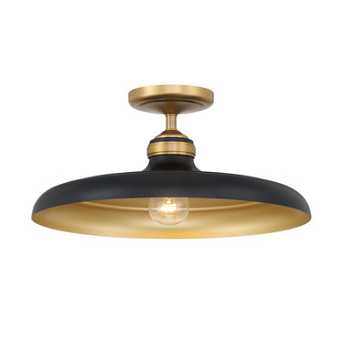 Minka Lavery Crowne 16" 1 Light Semi Flush - 3936 5