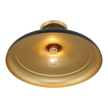 Minka Lavery Crowne 16" 1 Light Semi Flush - 3936 7