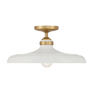 Minka Lavery Crowne 16" 1 Light Semi Flush - 3936 8