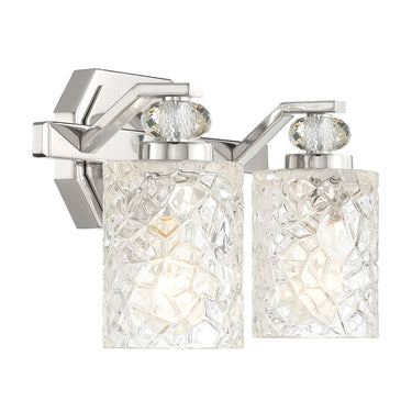 Minka Lavery Crystal Kay 2 Light Bath Vanity - 2612-77 3