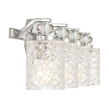 Minka Lavery Crystal Kay 4 Light Bath Vanity - 2614-77 2