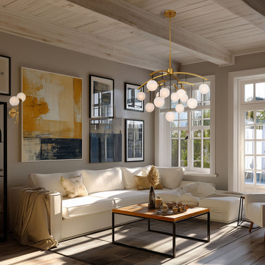 Minka Lavery Curven 42" 13 Light Chandelier - 3748-732 5