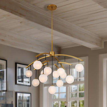 Minka Lavery Curven 42" 13 Light Chandelier - 3748-732 6