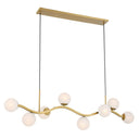 Minka Lavery Curven 54" 8 Light Island Pendant - 3747-732 1
