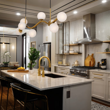 Minka Lavery Curven 54" 8 Light Island Pendant - 3747-732 4