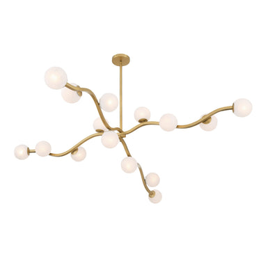 Minka Lavery Curven 75" 16 Light Chandelier - 3749-732 2