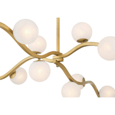Minka Lavery Curven 75" 16 Light Chandelier - 3749-732 4