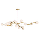 Minka Lavery Curven 75" 16 Light Chandelier - 3749-732
