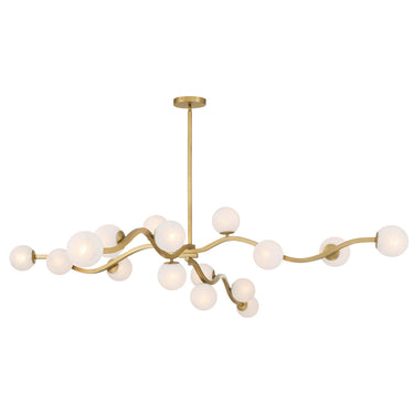Minka Lavery Curven 75" 16 Light Chandelier - 3749-732