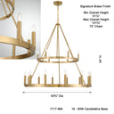 Minka Lavery Dutton 42.75" 18 Light Chandelier - 1717 18