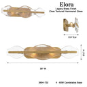 Minka Lavery Elora 28" 4 Light Vanity Light - 3694-732 5