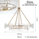 Minka Lavery Elora 35.75" 12 Light Pendant - 3696-732 7