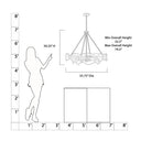 Minka Lavery Elora 35.75" 12 Light Pendant - 3696-732 8