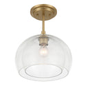 Minka Lavery Glint 12" 1 Light Convertible Semi Flush/Pendant - 2725-732 1