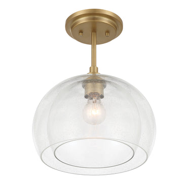 Minka Lavery Glint 12" 1 Light Convertible Semi Flush/Pendant - 2725-732 1