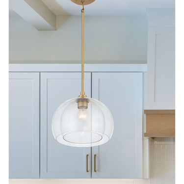 Minka Lavery Glint 12" 1 Light Convertible Semi Flush/Pendant - 2725-732 7