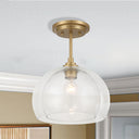 Minka Lavery Glint 12" 1 Light Convertible Semi Flush/Pendant - 2725-732 8