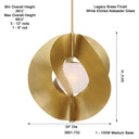 Minka Lavery Gloria 24" 1 Light Pendant - 3951 7