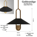 Minka Lavery Goldenridge 15" 1 Light Pendant - 151-876 7