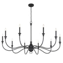Minka Lavery Halifax County 10 Light Chandelier Fixture In Metal - 6259-076 